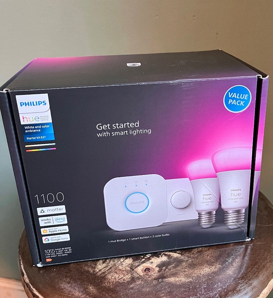 Philips Hue Starter Kit, Ophalen of Verzenden, Nieuw, E27 (groot), Overige typen