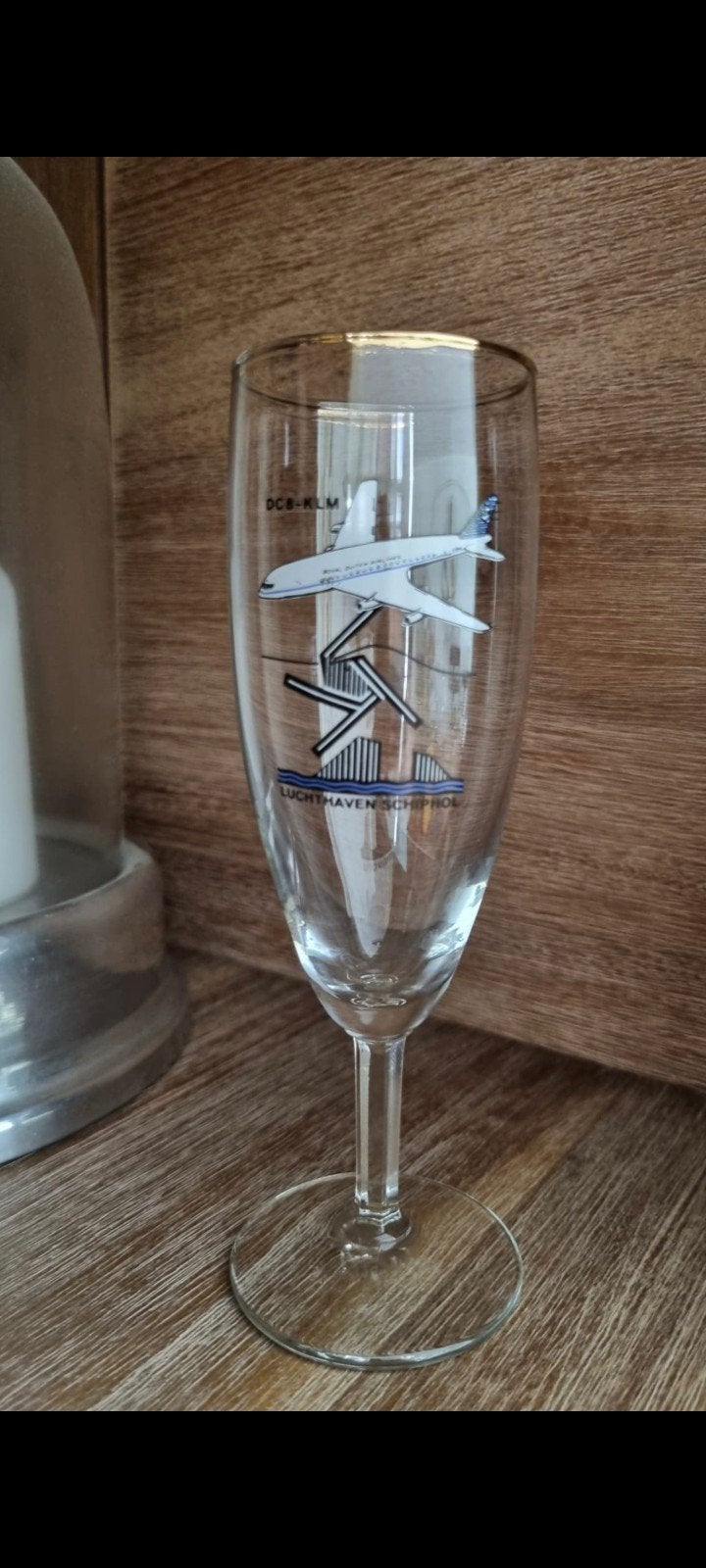 Vintage KLM DC8 Glas(Schiphol Airport)
Graag bieden naar waa, Ophalen of Verzenden, Zo goed als nieuw