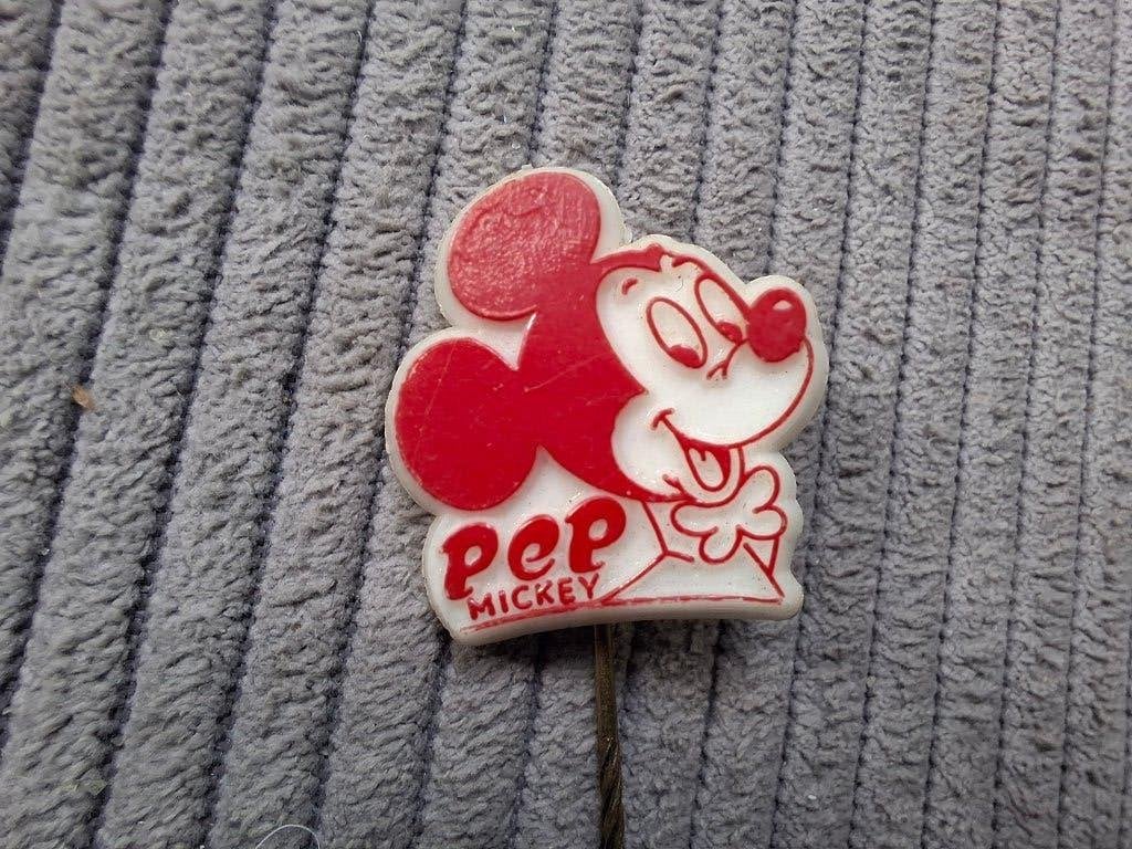 Speld Mickey Mouse Pep, Ophalen of Verzenden, Overige onderwerpen