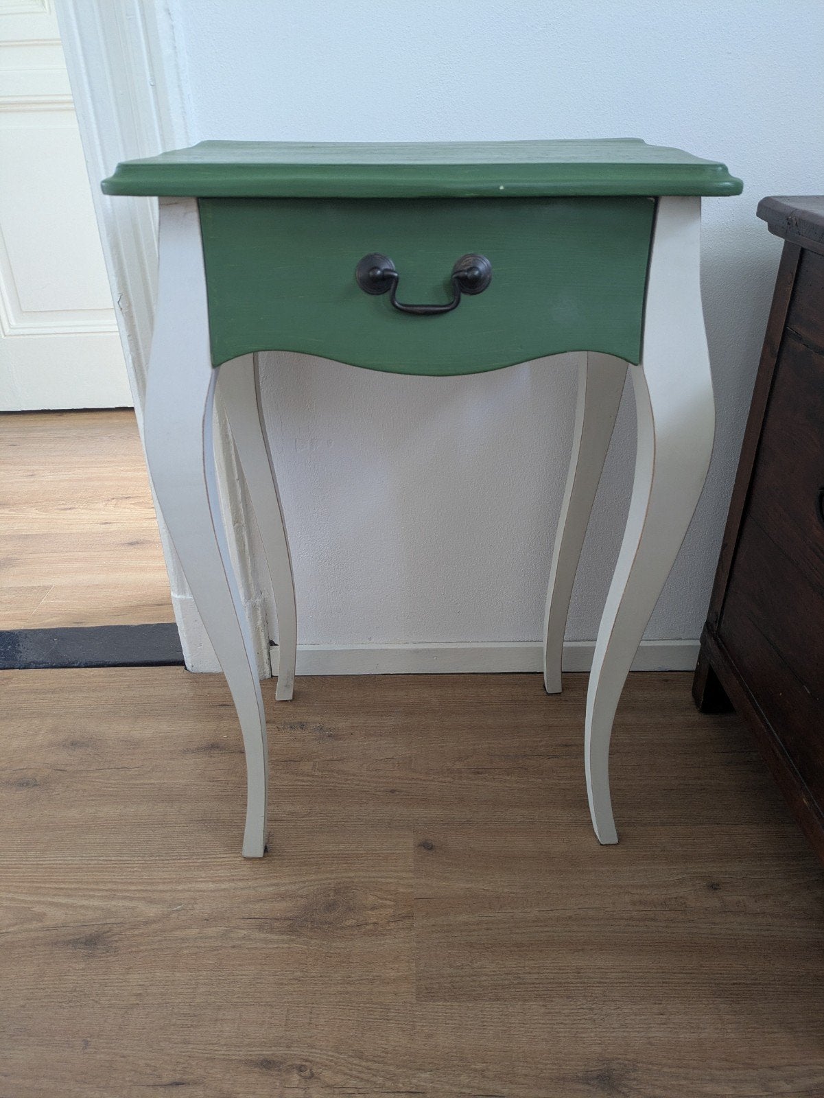 massief houten nachtkastje, Ophalen, Minder dan 45 cm