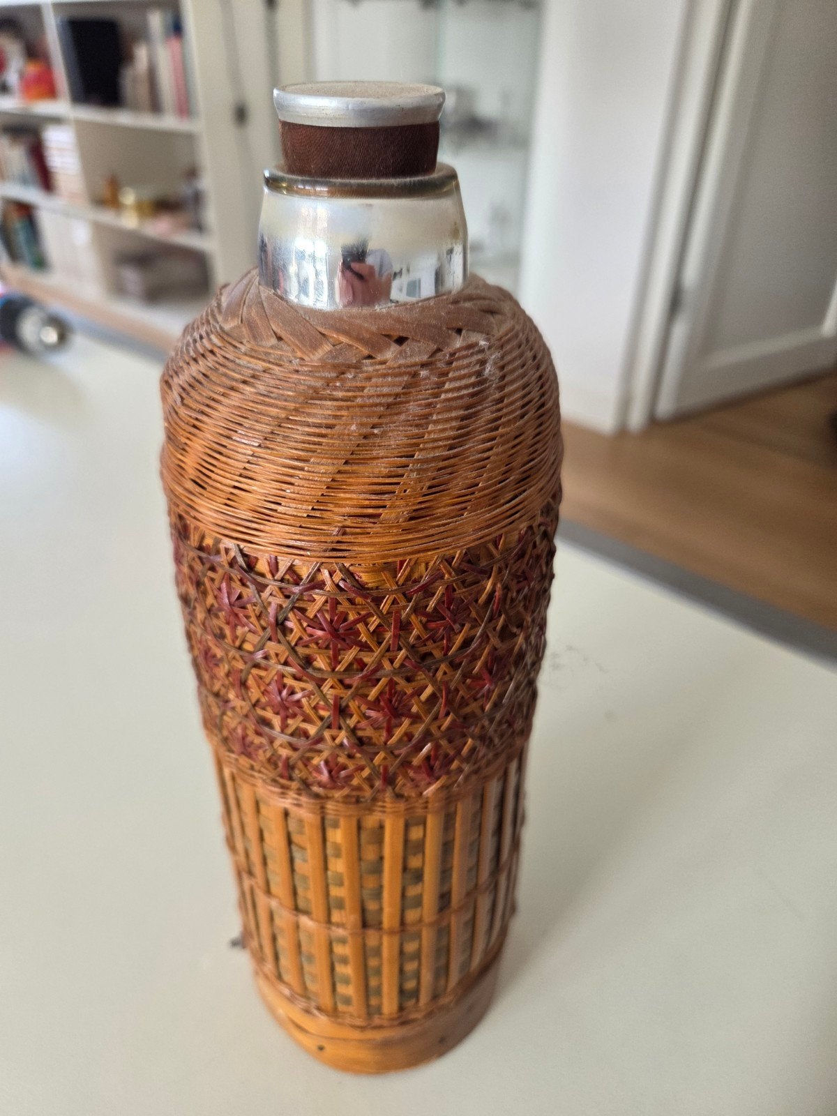 Vintage Aziatische thermoskan - goede staat, Ophalen of Verzenden
