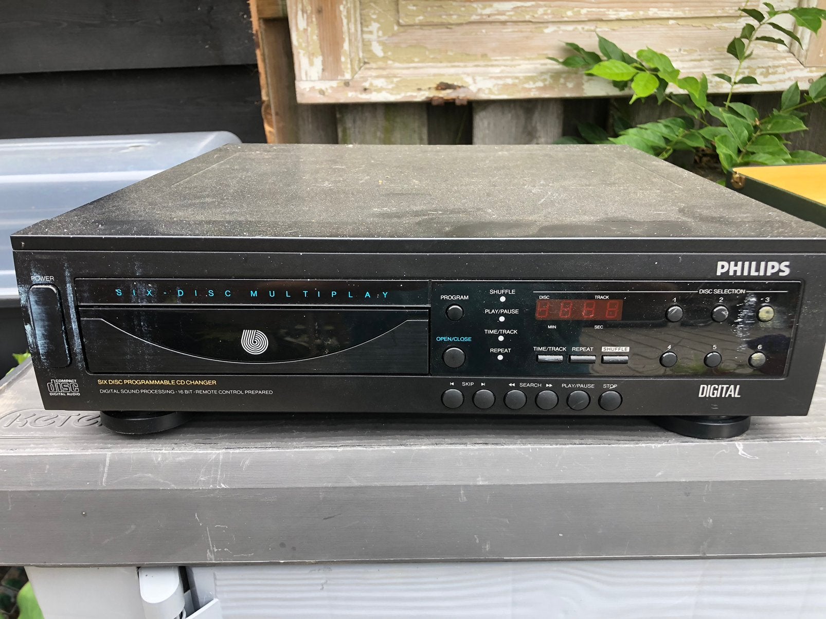 Six disc player, Ophalen of Verzenden, Gebruikt, Minder dan 500 watt, Overige typen