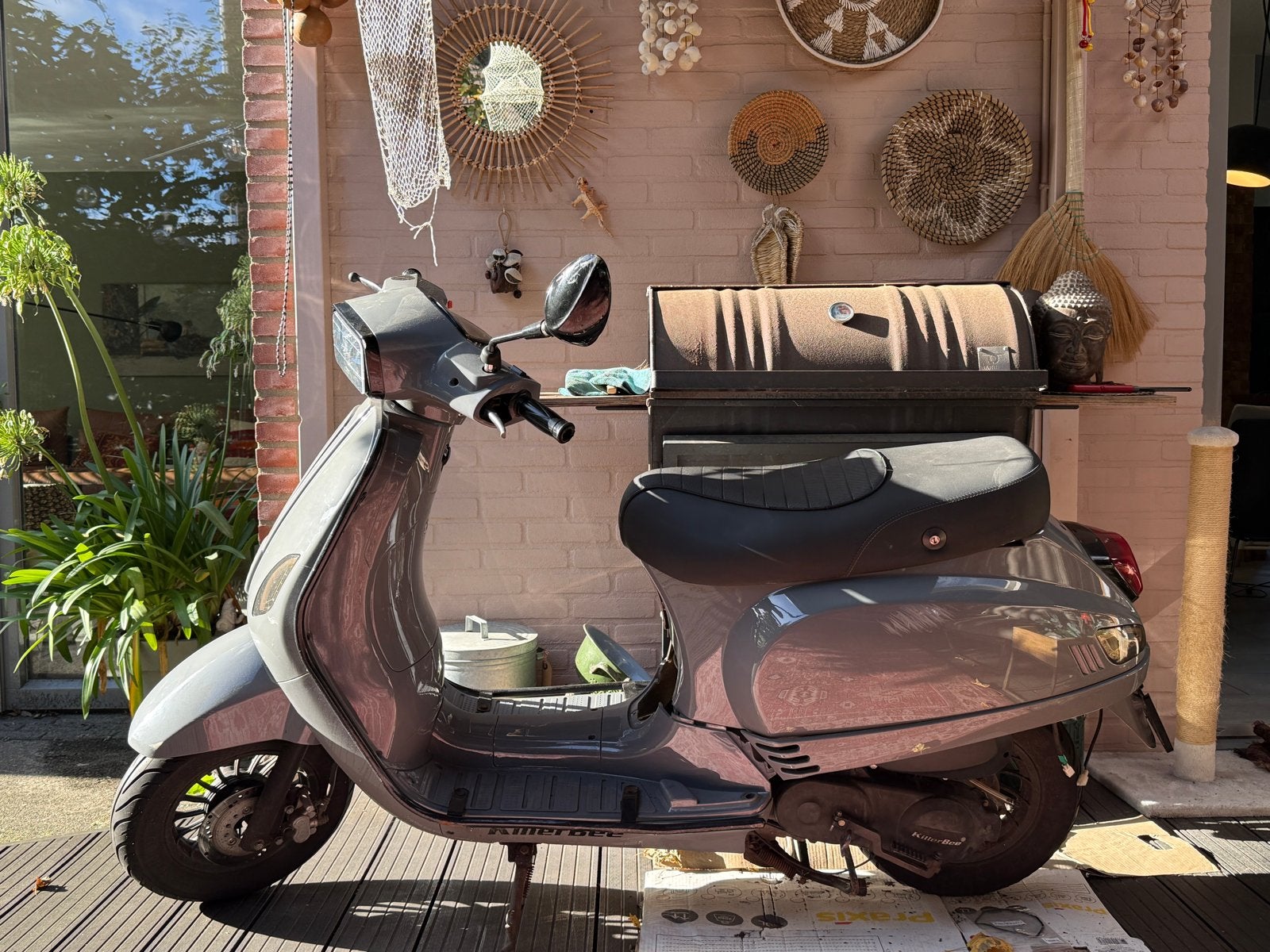 Killerbee Sport scooter - Grijs, start niet, Gebruikt, Benzine, Ophalen, Overige merken