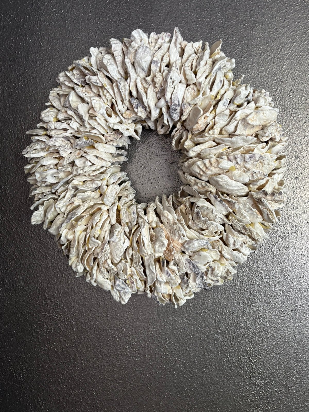 Schelpenkrans, Huis en Inrichting, Woonaccessoires | Kransen, Ophalen, Gebruikt