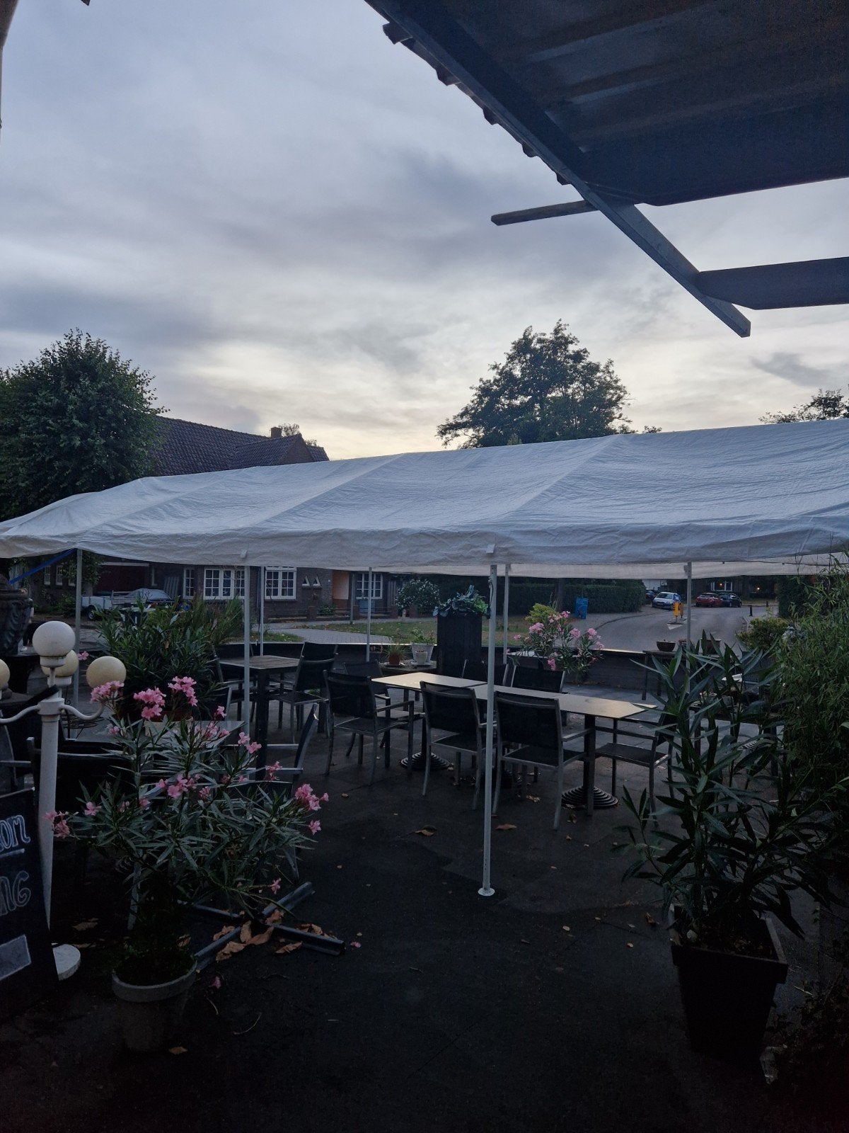 Grote witte partytent voor evenementen of terras, Partytent, Nieuw, 4 tot 6 meter, 8 meter of meer