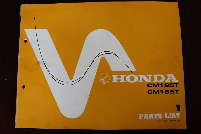 Honda CM125T CM185T 1977 parts catalogue CM185 CM125, Motoren, Ophalen of Verzenden, Honda