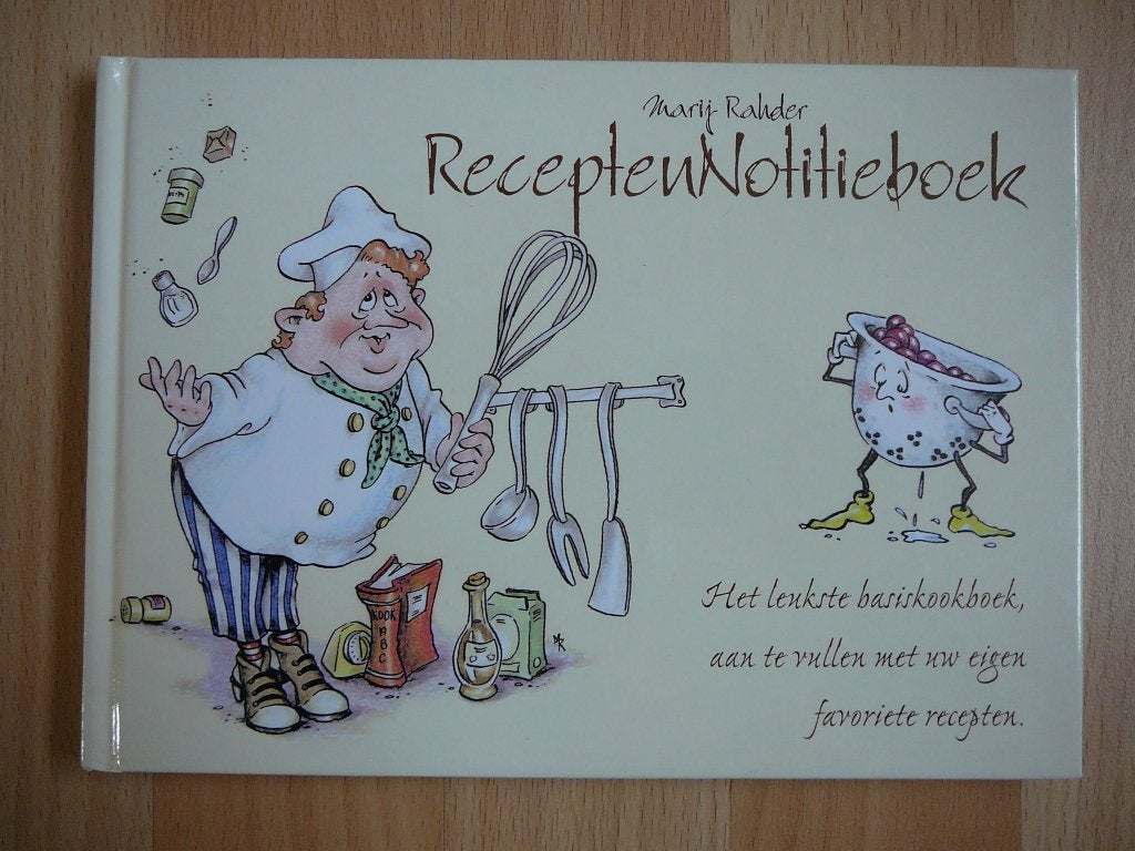 receptennotitieboek, Mary Rahder, Ophalen of Verzenden