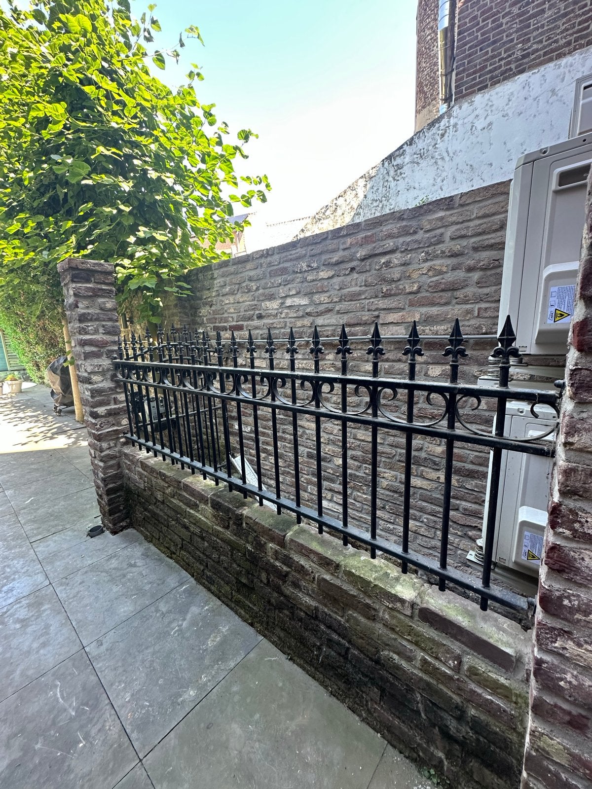 Zwart sierhekwerk met spijlen, Ophalen, Gebruikt, IJzer, Sierhekwerk