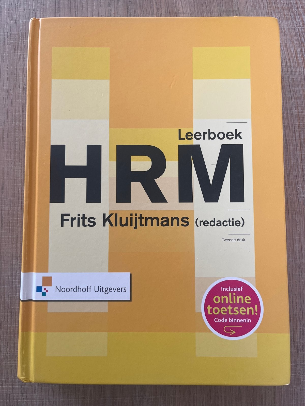 Leerboek HRM - Frits Kluijtmans - Tweede druk, Boeken, Ophalen of Verzenden, Gamma, Zo goed als nieuw, HBO
