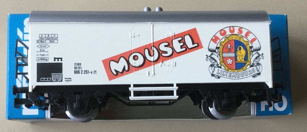 MäRKLIN HO # 4415.84011 MOUSEL CFL LUX Documentatie N ORK, Wisselstroom, Ophalen of Verzenden, Märklin, Nieuw