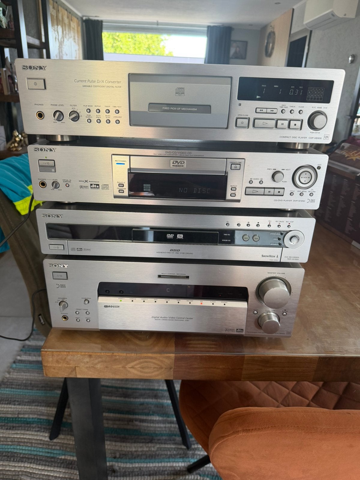 Sony stereo installatie losse componenten QS, Audio, Tv en Foto, Stereo-sets, Ophalen of Verzenden, Zo goed als nieuw, Sony, Losse componenten