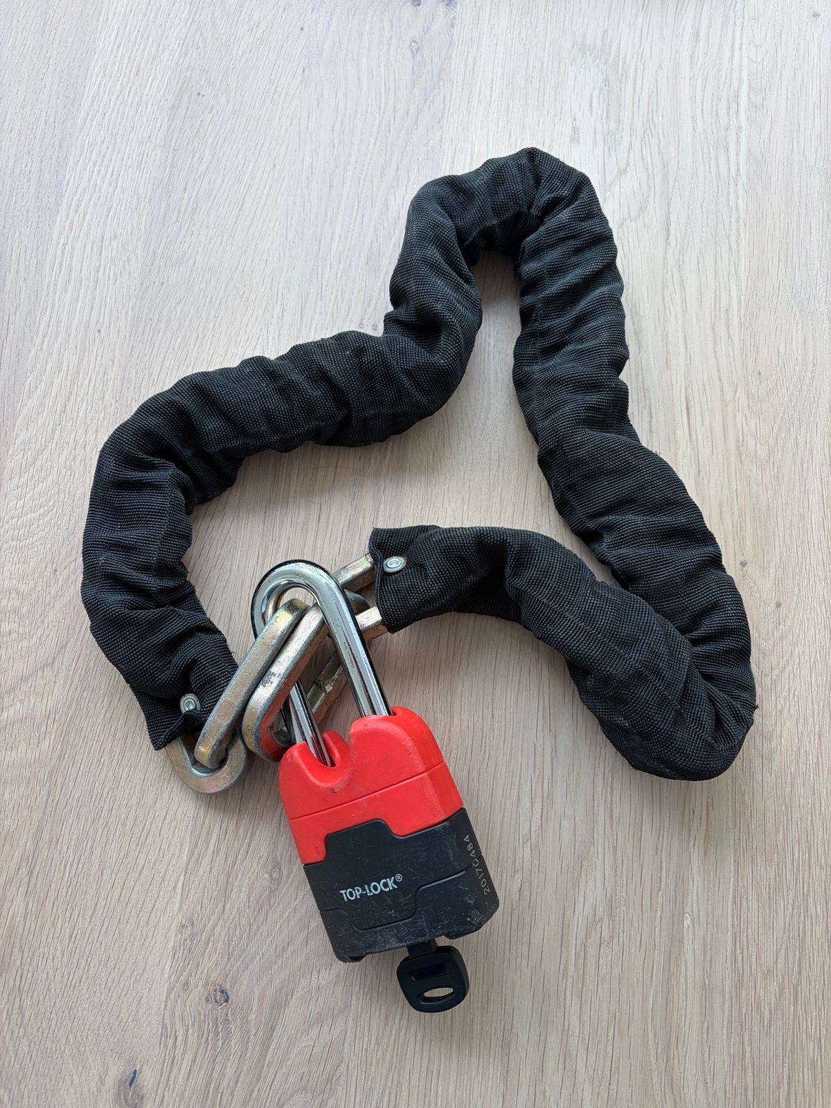 TOP-LOCK Kettingslot met sleutel, Ophalen of Verzenden, Gebruikt, Kettingslot