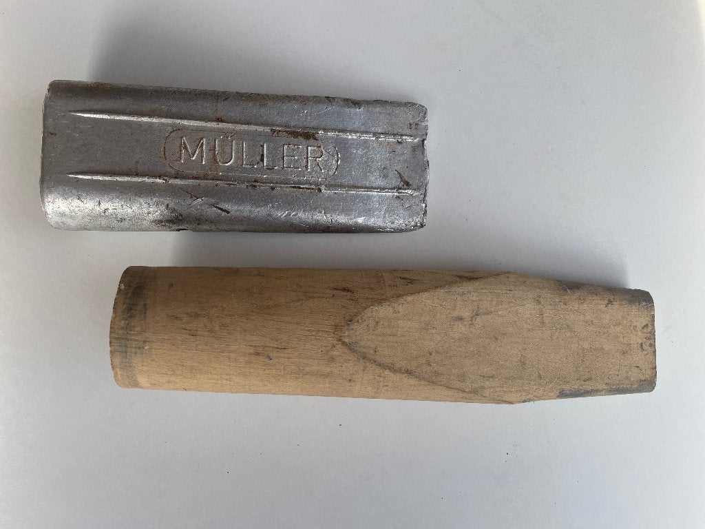 D358 Müller splijtwig met houten heft. Wig is nieuw, Tuin en Terras, Hand-tuingereedschap, Ophalen of Verzenden, Nieuw