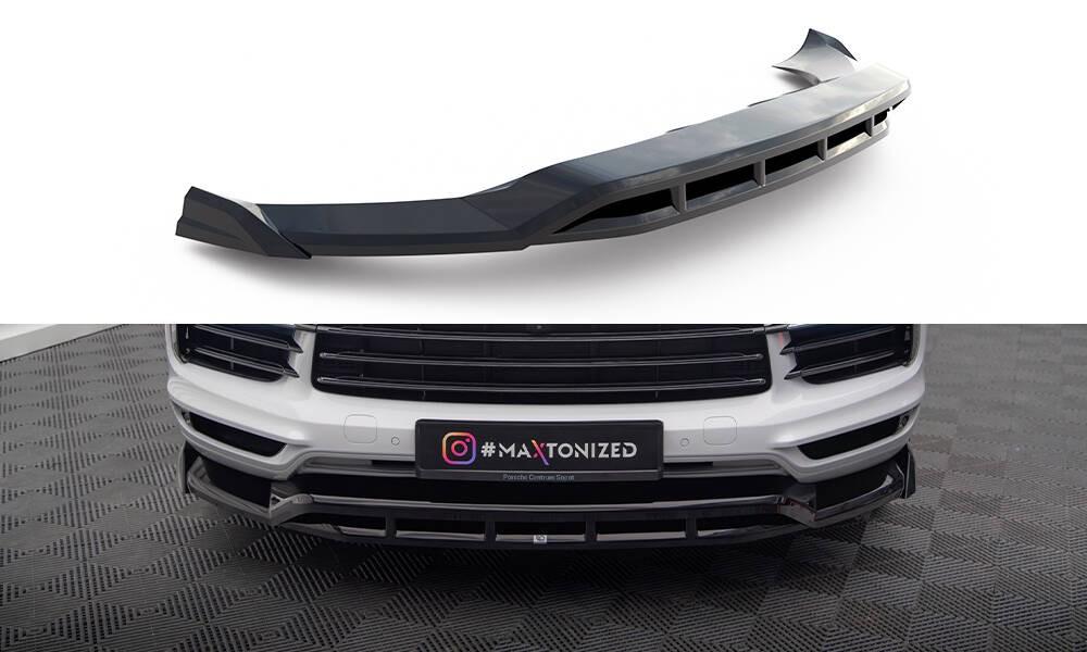 Voorlip sideskirt diffuser spoiler Porsche Cayenne Coupe 19+, Ophalen of Verzenden