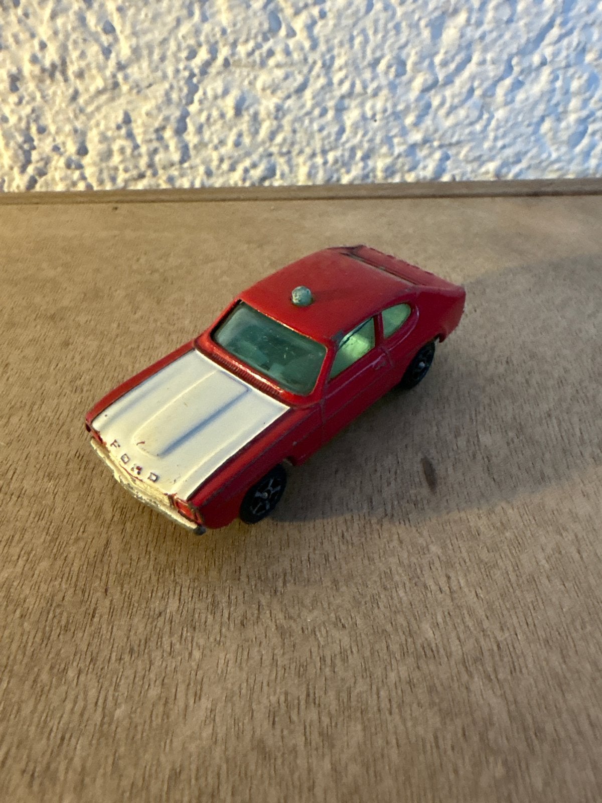 Corgi Juniors Ford Capri "Fire Chief" Whizzwheels, Ophalen of Verzenden, Gebruikt, Auto