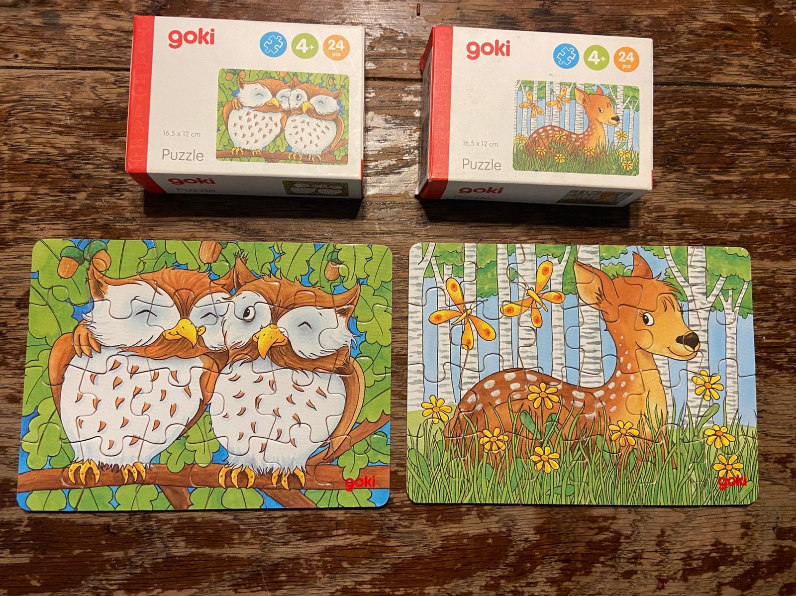 2 leuke goki puzzels, Ophalen of Verzenden, Zo goed als nieuw