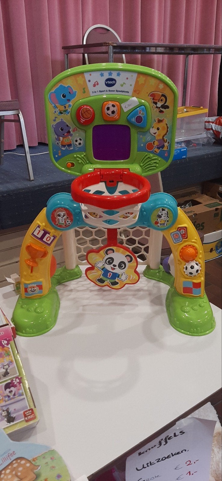 VTech 3-in-1 Sport & Scoor Speelplaats (Zo goed als nieuw), Ophalen, Zo goed als nieuw, 6 maanden tot 2 jaar