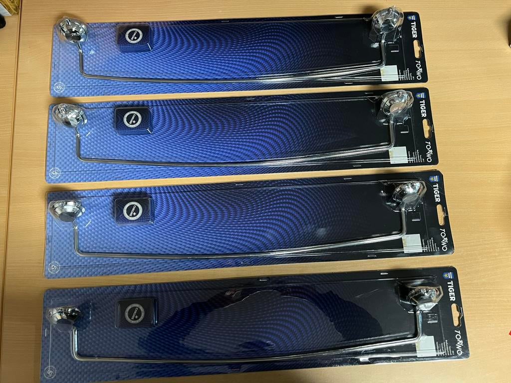 Tiger Torino luxe RVS handdoekrek chroom 60cm  !NIEUW! Grohe, Ophalen of Verzenden, Nieuw, Chroom, Overige typen