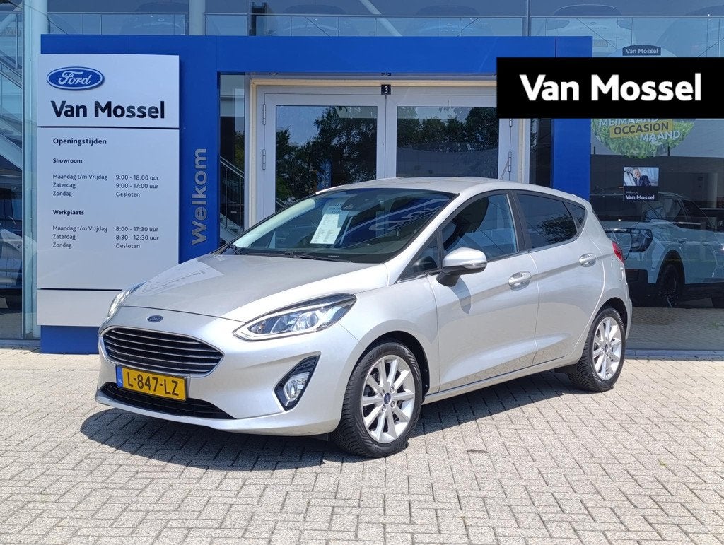 Ford Fiesta 1.0 EcoBoost Titanium | Automaat | Parkeersensor, Auto's, 12 maanden, Gebruikt, Euro 6, 620 kg