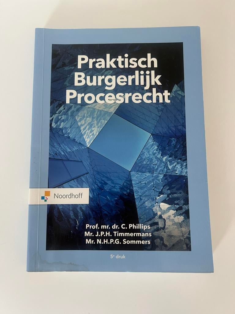 Praktisch Burgerlijk Procesrecht - 5e druk, Boeken, Ophalen of Verzenden, Gamma, Zo goed als nieuw, HBO