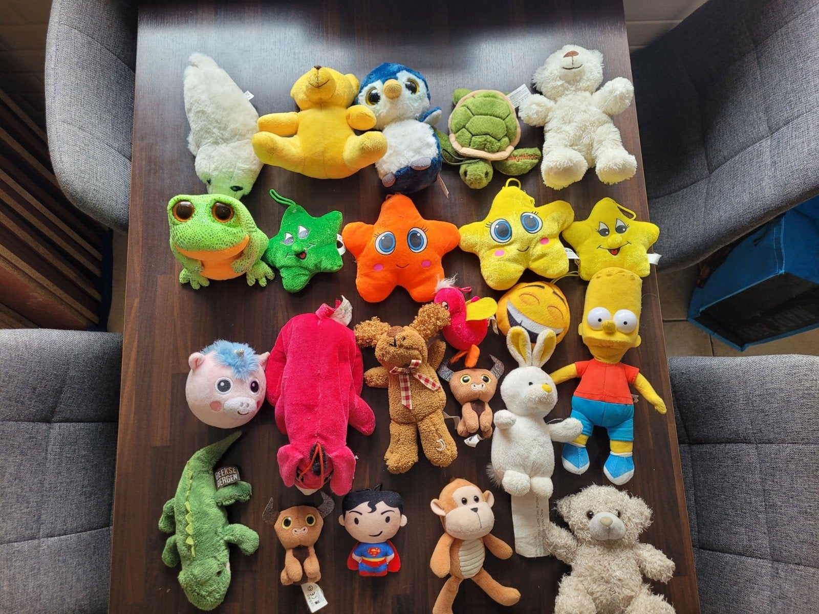 Grote collectie knuffels: Disney, Nijntje, dieren en meer!, Ophalen of Verzenden, Gebruikt, Meerkleurig