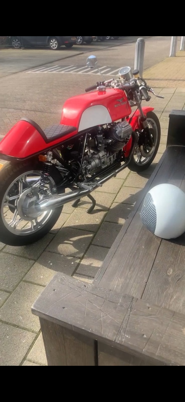 Moto guzzi café racer, Motoren, Ophalen of Verzenden