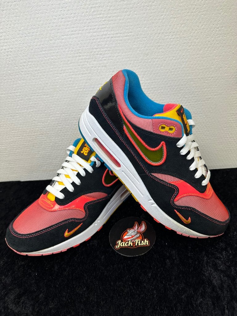 Nike Air Max 1 Chinatown New York - Size 43, Kleding | Heren, Overige kleuren, Nike, Ophalen of Verzenden, Sneakers of Gympen