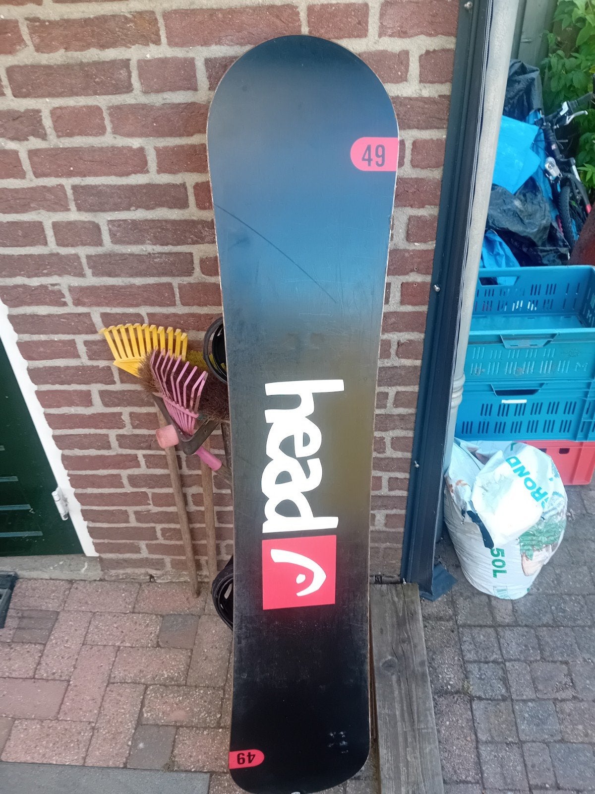Head Snowboard 145 cm met bindingen, Sport en Fitness, Snowboarden, Ophalen, Gebruikt, Board