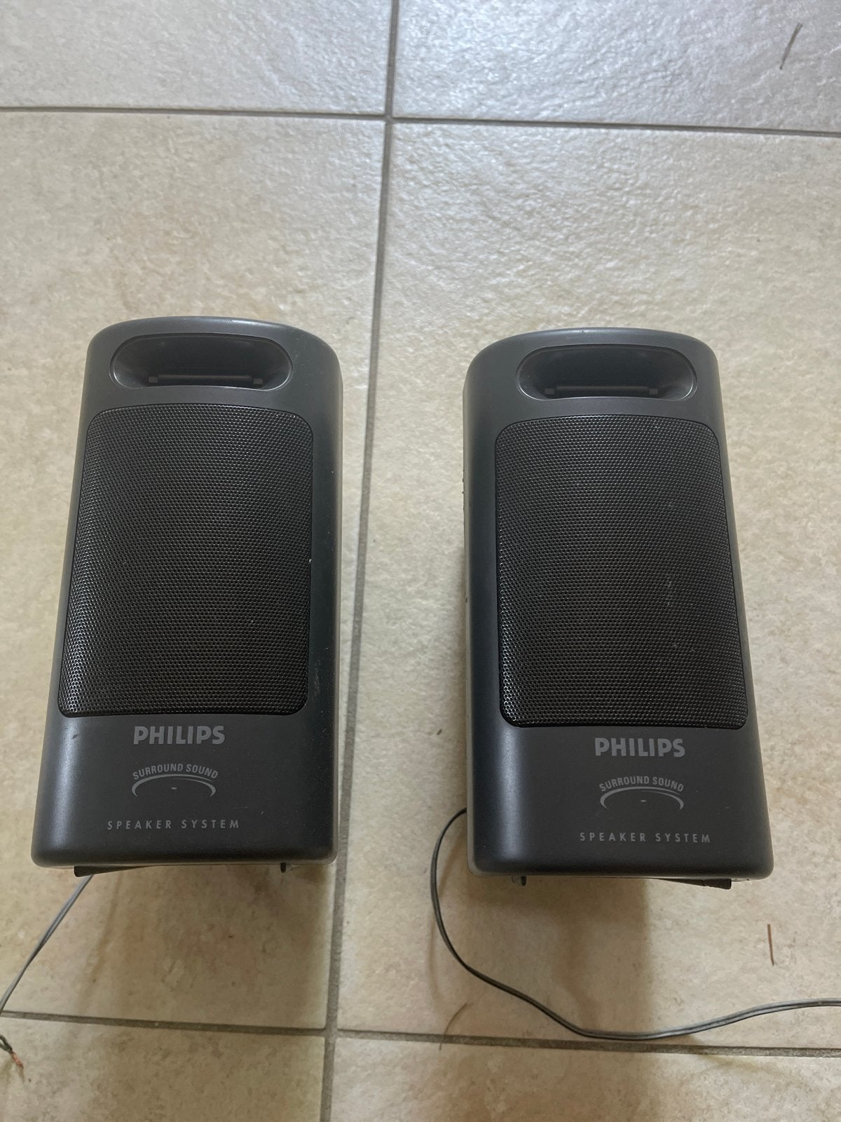 Philips Surround Sound Speaker Systeem - Set van 2, Philips, Gebruikt, Ophalen of Verzenden, Minder dan 60 watt