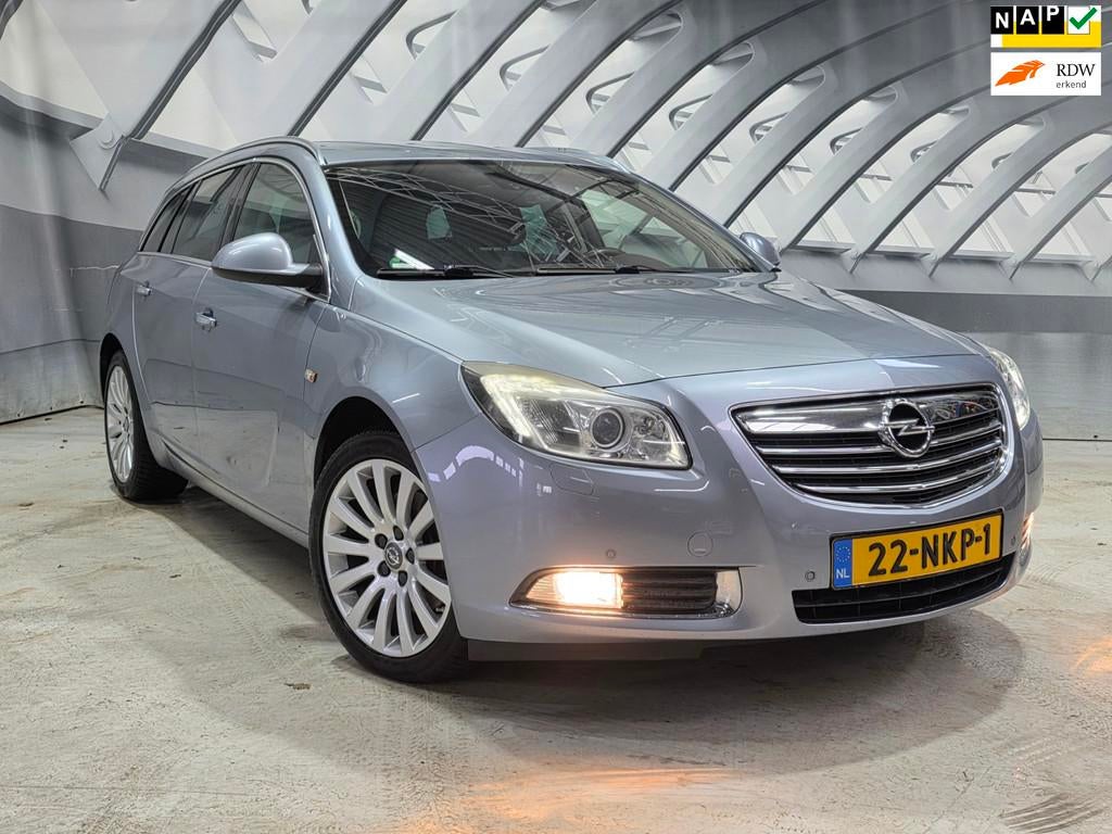 Opel Insignia Sports Tourer 2.0 T Executive leer memory Auto, Auto's, Opel, Gebruikt, Zwart, 4 cilinders, 93 €/maand