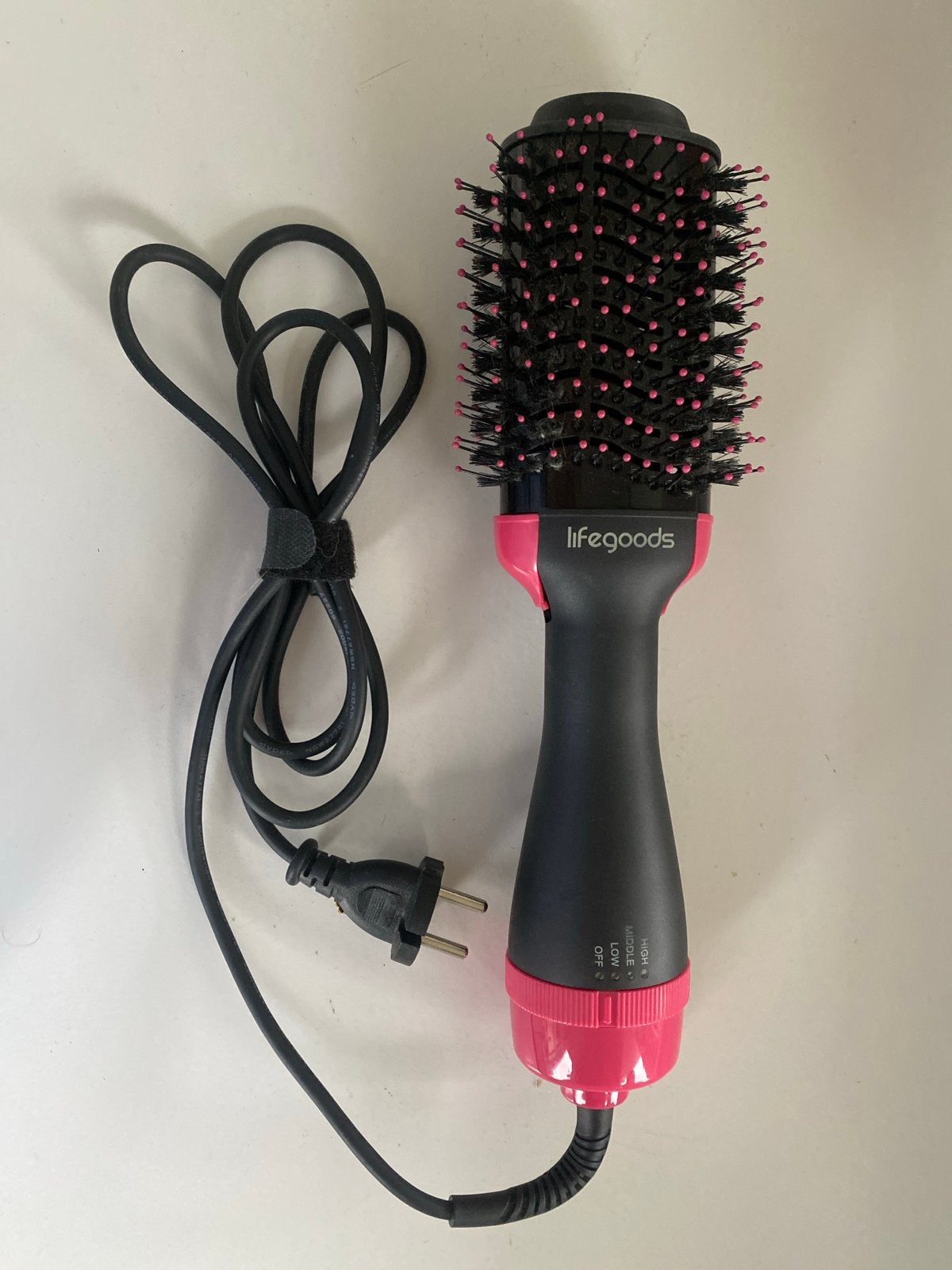 Lifegoods Föhnborstel - Haarstyling en Droger in één, Ophalen of Verzenden, Gebruikt, Haarverzorging