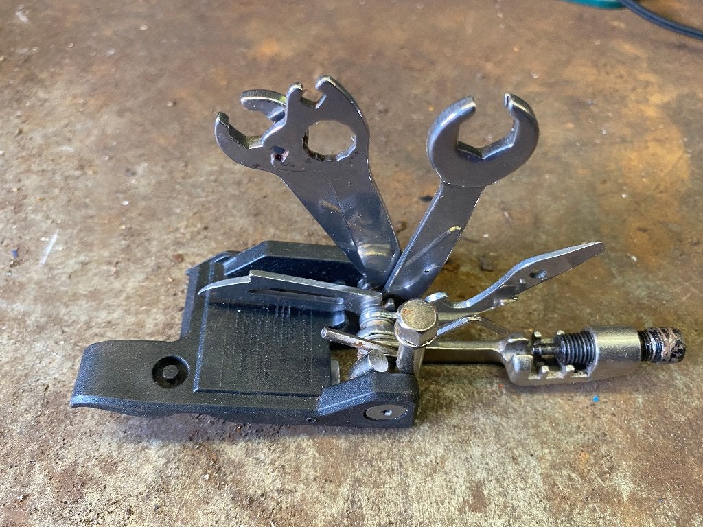 multitool voor fietsen, Ophalen of Verzenden, Gebruikt, Gereedschapsset