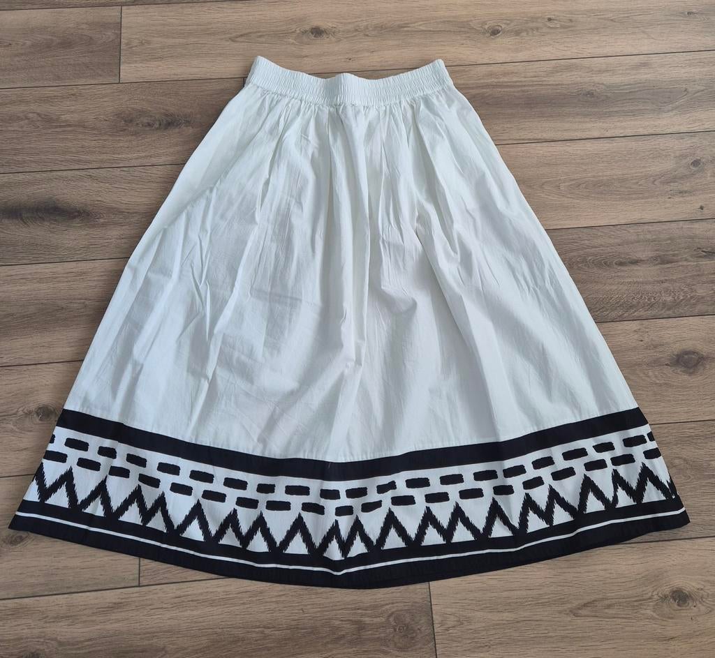 Nieuw Limited editiion Shoeby X Lonneke Maxi rok bohemian, Wit, Maat 42/44 (L), Nieuw, Ophalen of Verzenden