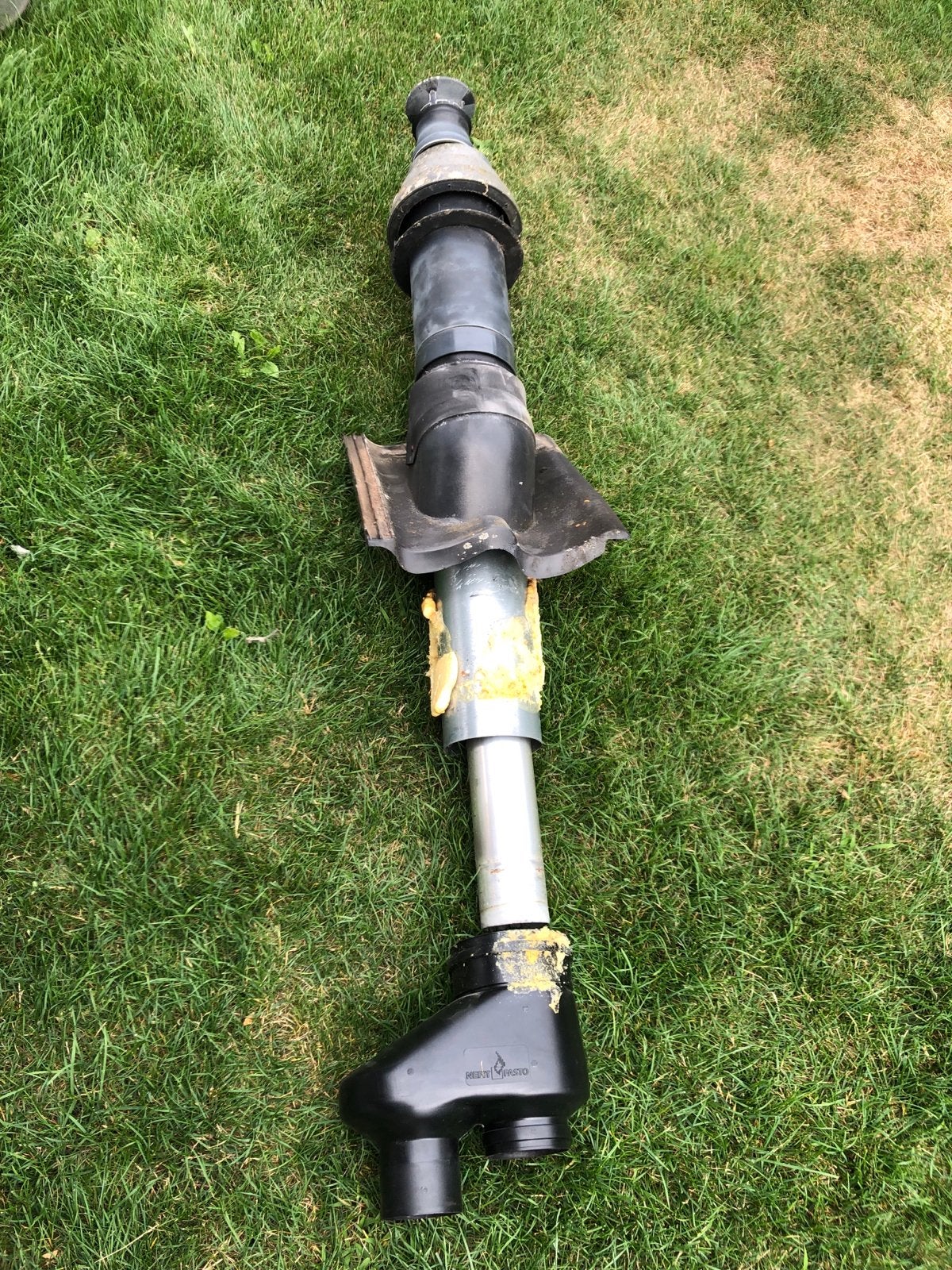Rookgasafvoer HR ketel Nefit Fasto, Doe-het-zelf en Verbouw, Ophalen, 30 tot 80 cm, Gebruikt, Hoog rendement (Hr)