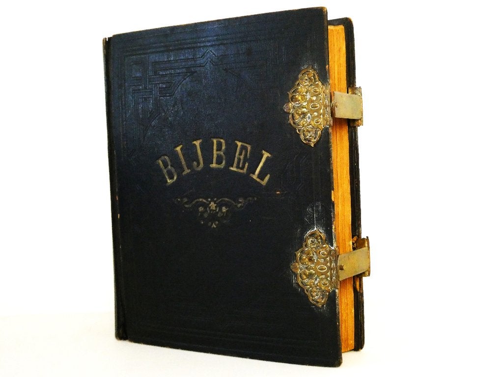 Antieke Statenbijbel (1896) Joh. de Liefde Utrecht, Antiek en Kunst, Ophalen of Verzenden, Joh. de Liefde Utrecht