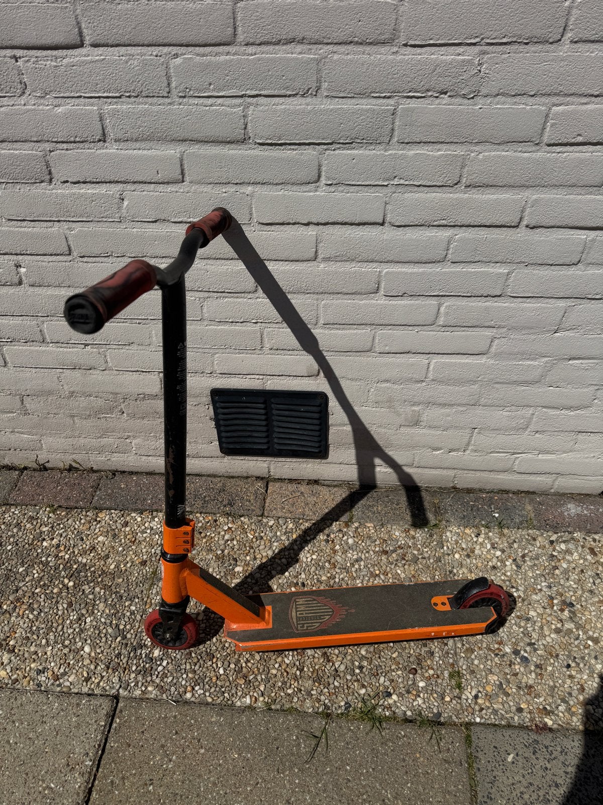 Stuntstep Slamm Scooters oranje/zwart, Fietsen en Brommers, Steps, Ophalen, Gebruikt, Gewone step