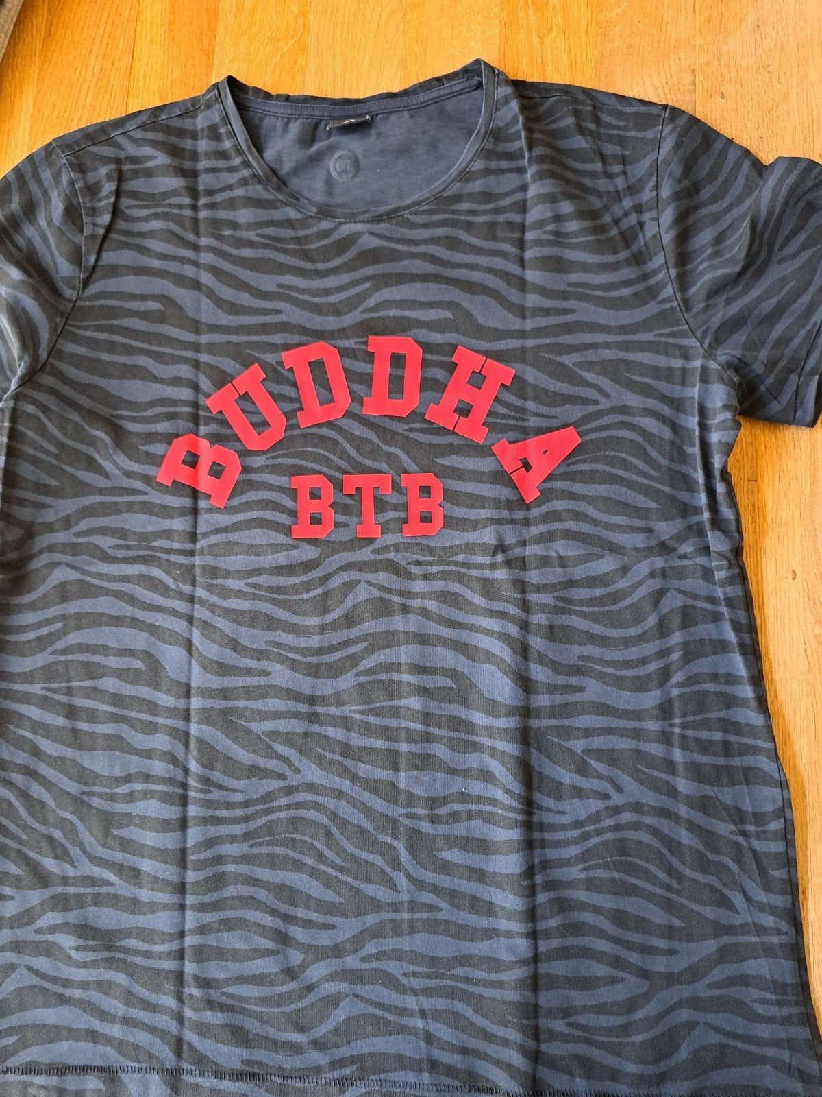 Buddha to Buddha T-shirt met zebraprint - Maat M, Maat 48/50 (M), Zwart, Ophalen of Verzenden, Buddha to Buddha