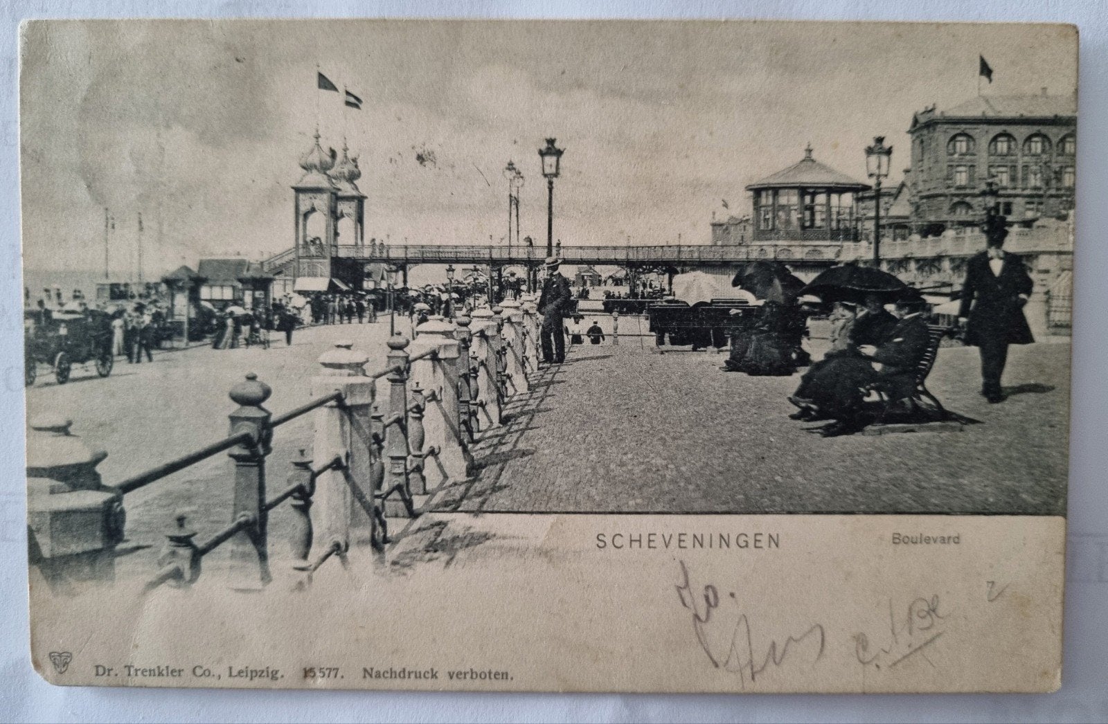 611) Scheveningen Boulevard - Uitg. Trenkler, Ophalen of Verzenden, Voor 1920, Gelopen, Zuid-Holland