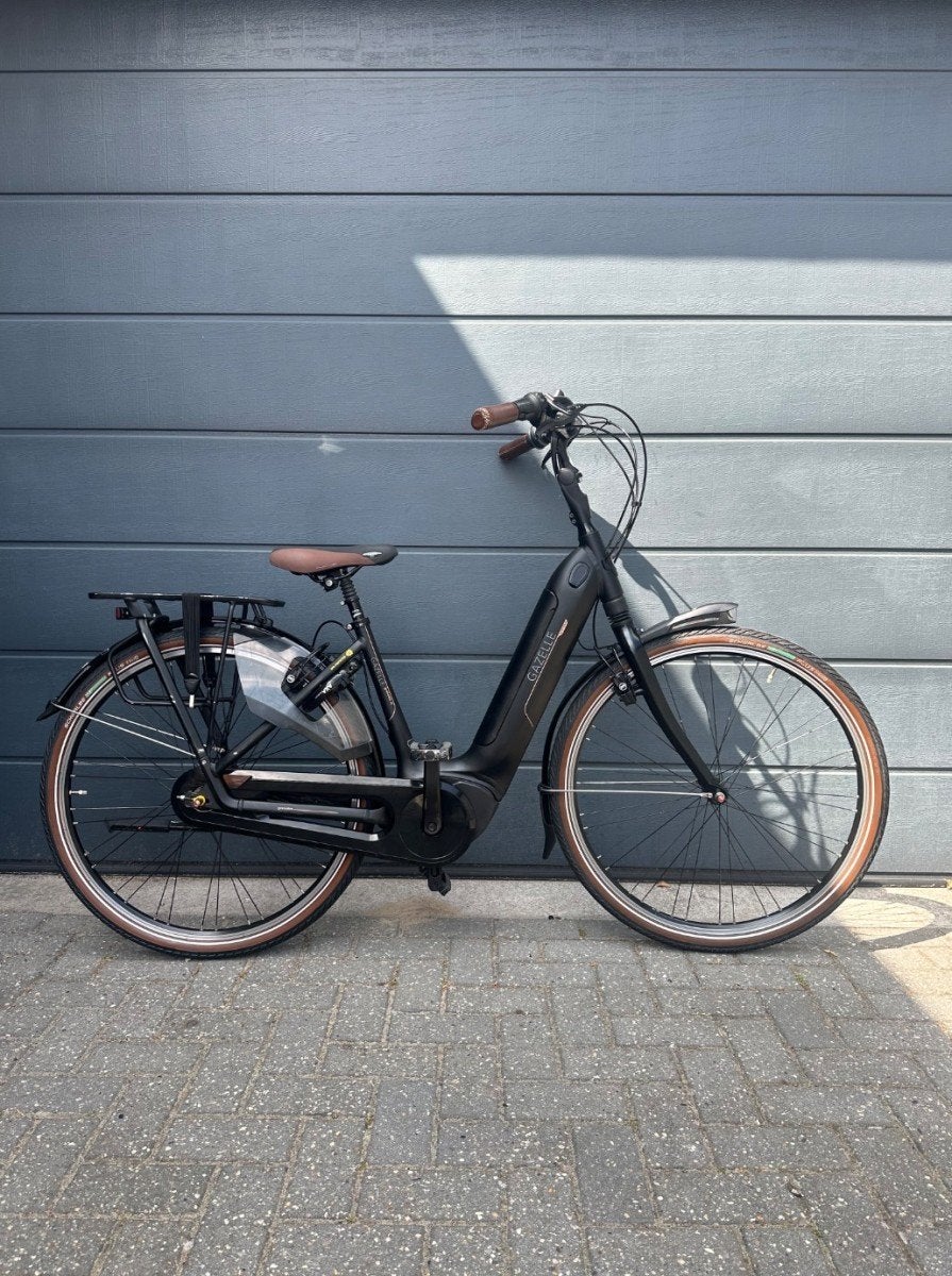 Gazelle Grenoble C8 Dames Zwart 46cm, Fietsen en Brommers, Elektrische fietsen, Ophalen, Gebruikt, -, -