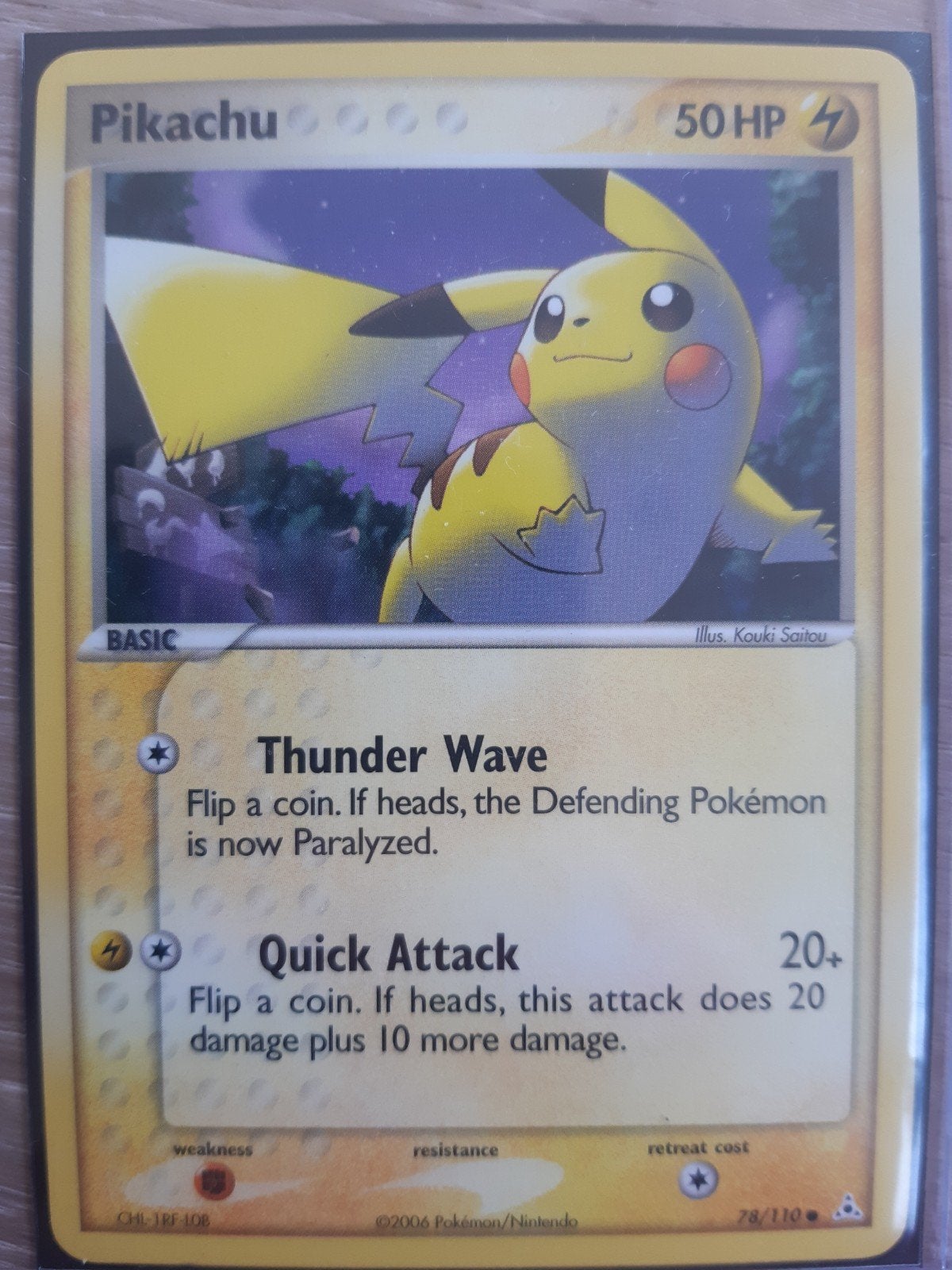 Pikachu Holon Phantoms 78/110 Pokémon kaart, Hobby en Vrije tijd, Verzamelkaartspellen | Pokémon, Ophalen of Verzenden, Gebruikt