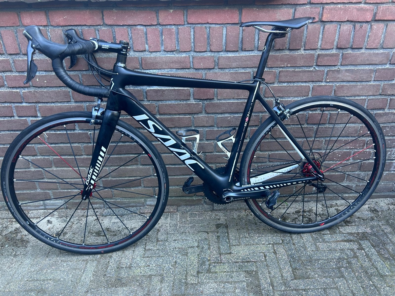Isaac Boson racefiets - Ultegra afgemonteerd, Fietsen en Brommers, Fietsen | Racefietsen, 28 inch, Gebruikt, Carbon, Meer dan 20 versnellingen