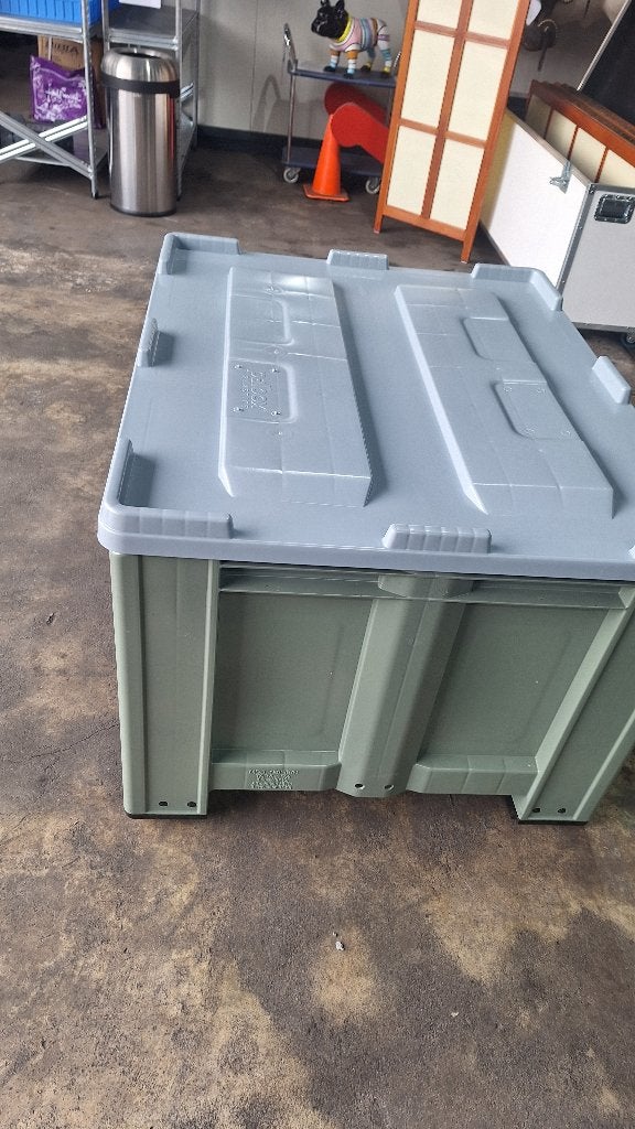 Deksel kunststof voor palletbox 120x100cm bak afdek, Ophalen, Kunststof, Nieuw, Minder dan 10 liter