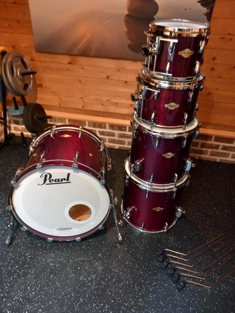 RUILEN: Pearl Masters Premium Birch, Muziek en Instrumenten, Drumstellen en Slagwerk, Ophalen, Zo goed als nieuw, Pearl