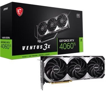 Foto 3 van MSI GeForce RTX 4060 Ti Ventus 3X 16G OC