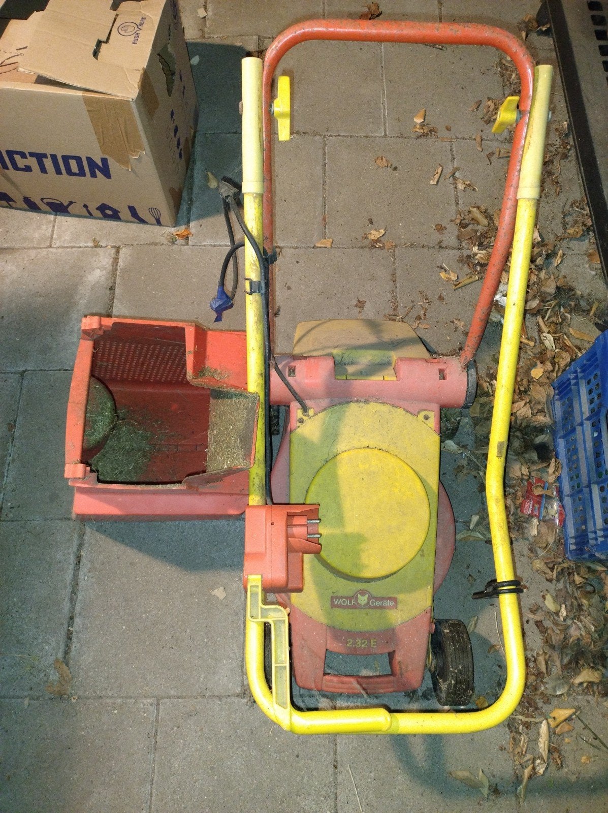 Wolf Garten 2.32 E Elektrische Grasmaaier, Tuin en Terras, Grasmaaiers, Ophalen, Cirkelmaaier, Elektrische grasmaaier, Opvangbak