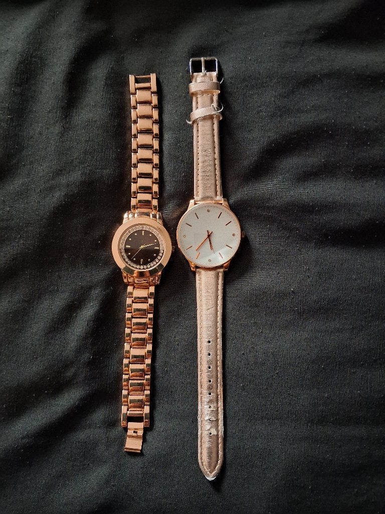 2 x dames horloge - rosé kleur, Ophalen of Verzenden, Nieuw, Polshorloge, Overige merken