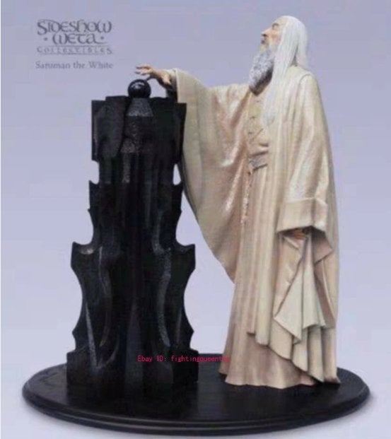 Sideshow WETA Saruman, Ophalen of Verzenden, Zo goed als nieuw, Beeldje of Buste