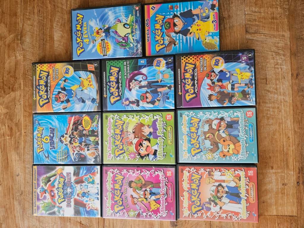 Grote collectie Pokémon DVD's - Films en series, Avontuur, Alle leeftijden, Boxset, Ophalen of Verzenden