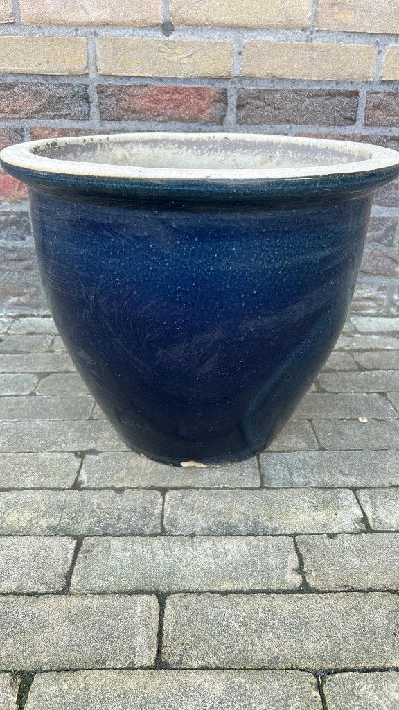Grote buiten bloempot, Gebruikt, Rond, Minder dan 40 cm, Tuin