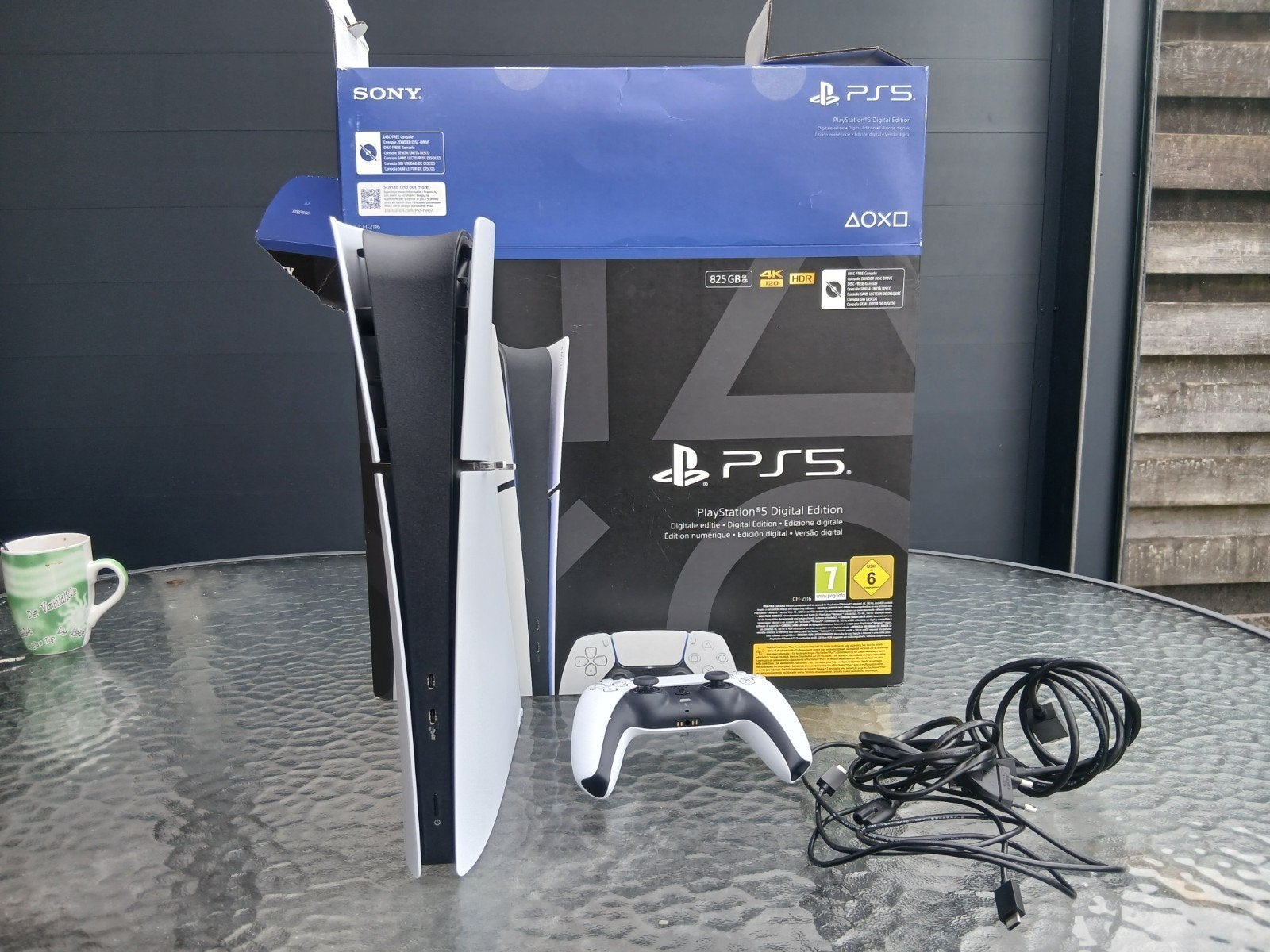 Ps 5 Digital - controller en doos - werkt perfect, Ophalen of Verzenden, Zo goed als nieuw, Playstation 5 Digital